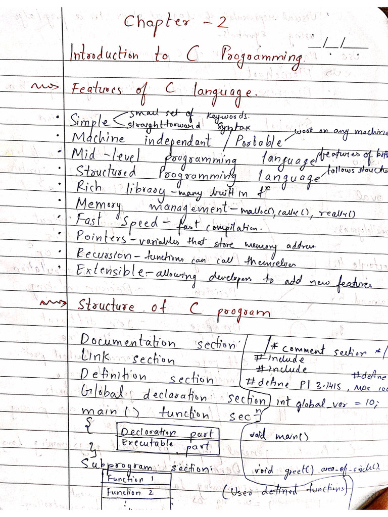 Hand Written Notes | PDF