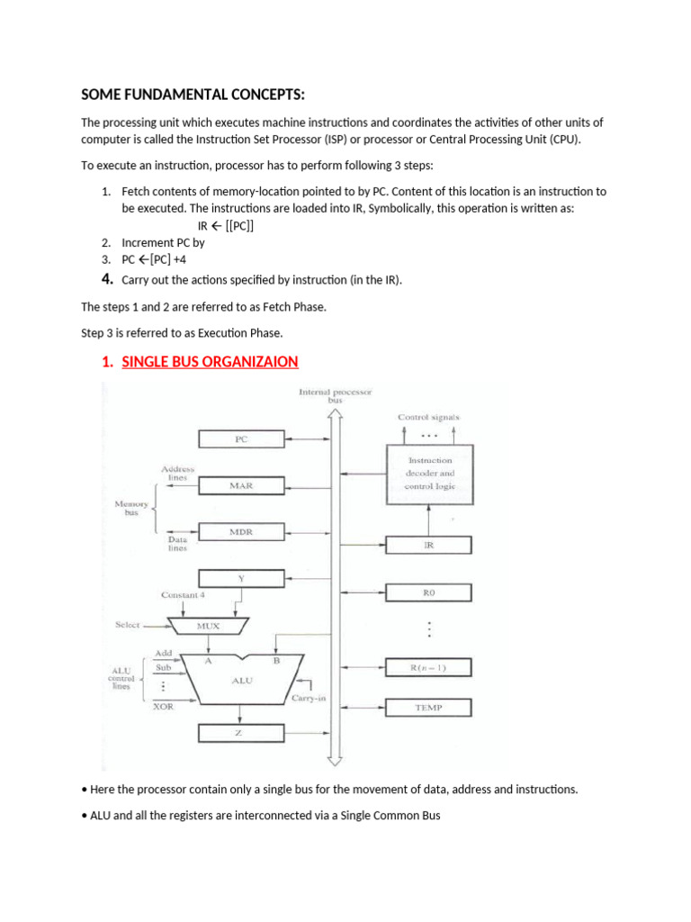 CPU Instruction Execution Process Explained | PDF | Central Processing ...