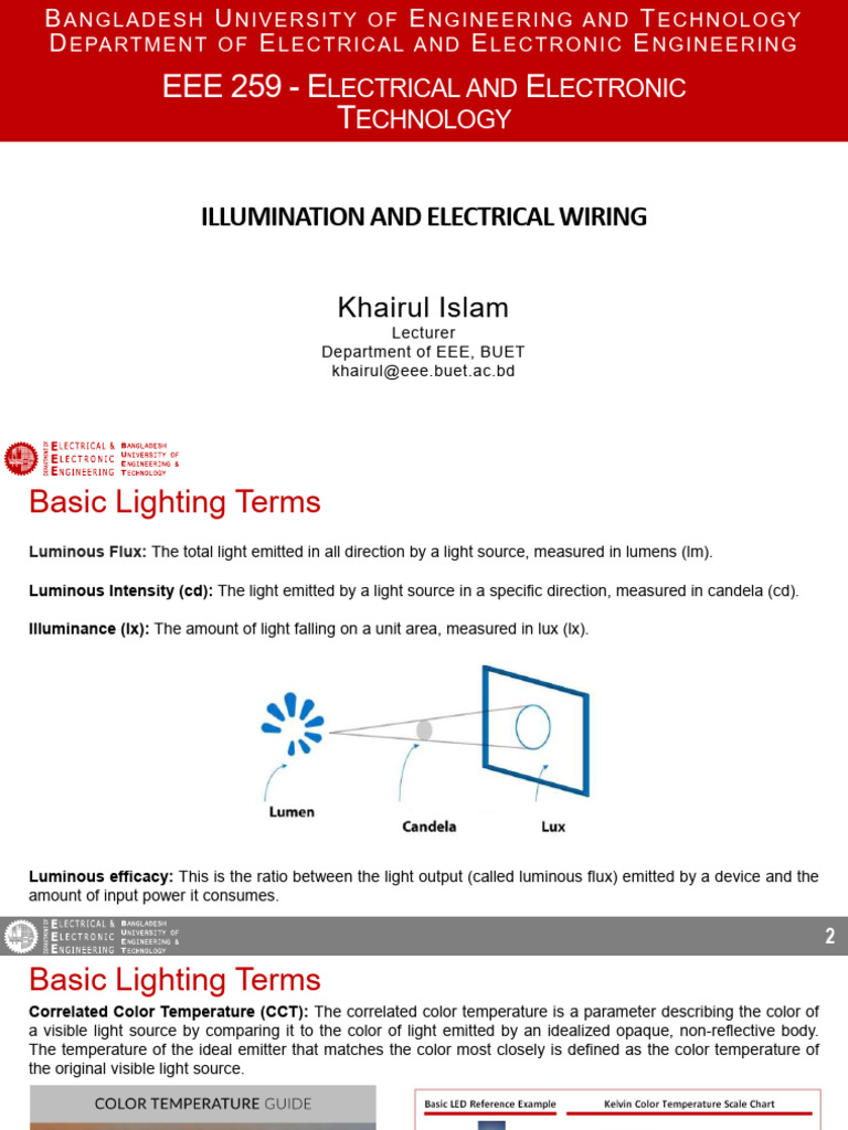 Lighting and Electrical Wiring Guide | PDF | Lighting | Compact ...