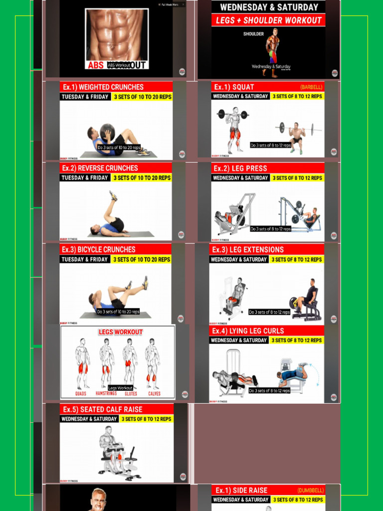 Gym Workout | PDF