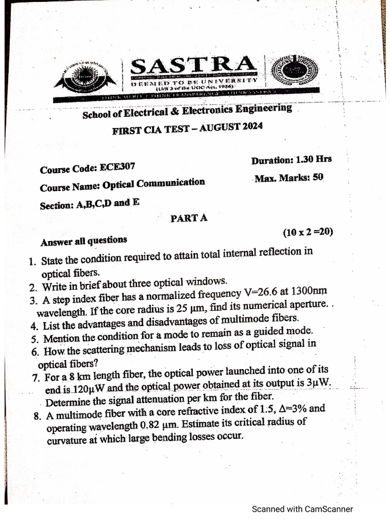 All CIA Question Papers | PDF