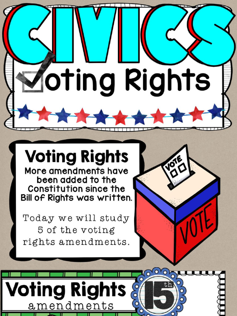 Voting Rights Lessons | PDF