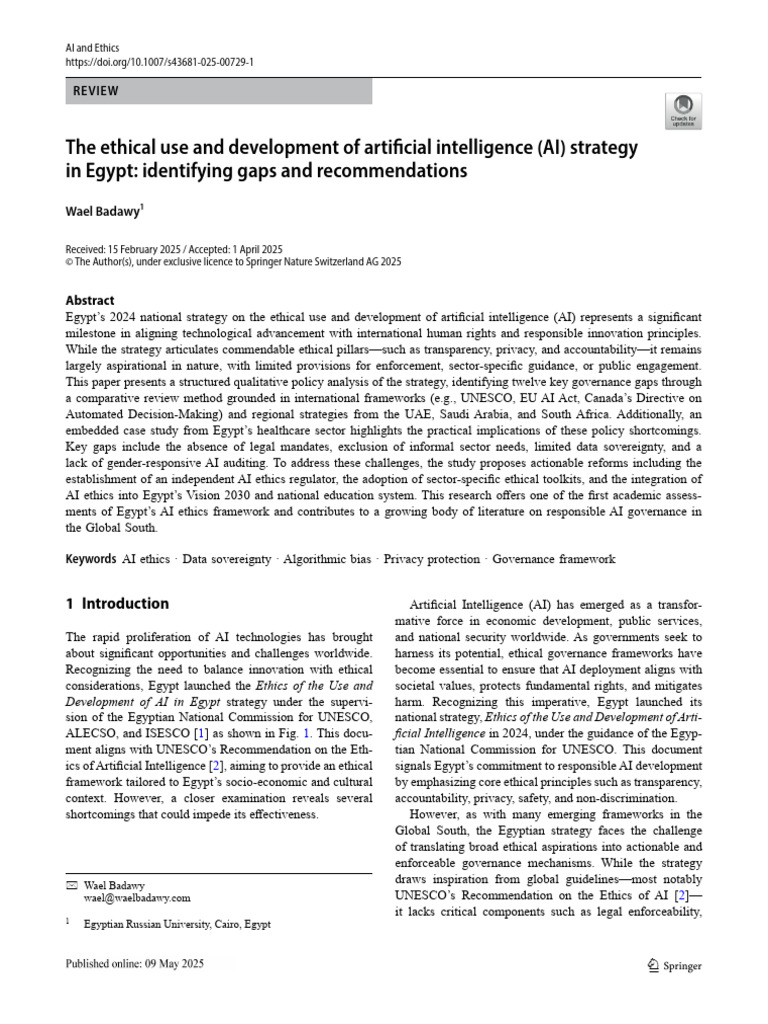 Image showcasing The Ethical Use and Development of Artificial Intelligence (AI ...
