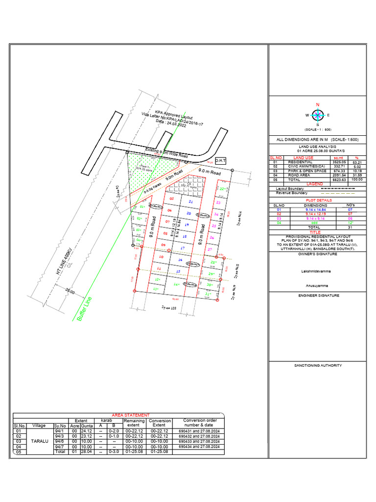 Provisional Residential Layout Plan | PDF