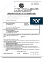 ISTE Institutional Membership Form