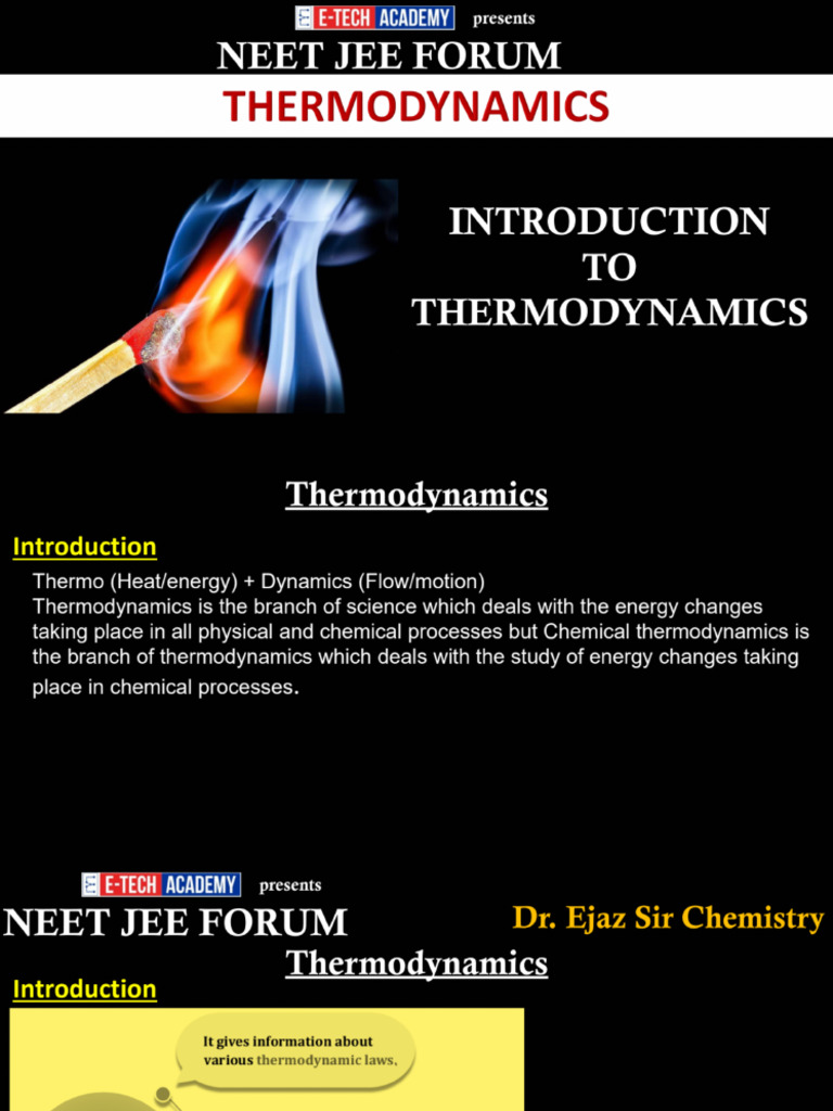 Thermo 1 | PDF