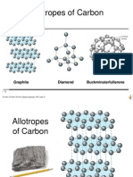 Allotropes of Carbon: Graphite Buckminsterfullerene Diamond