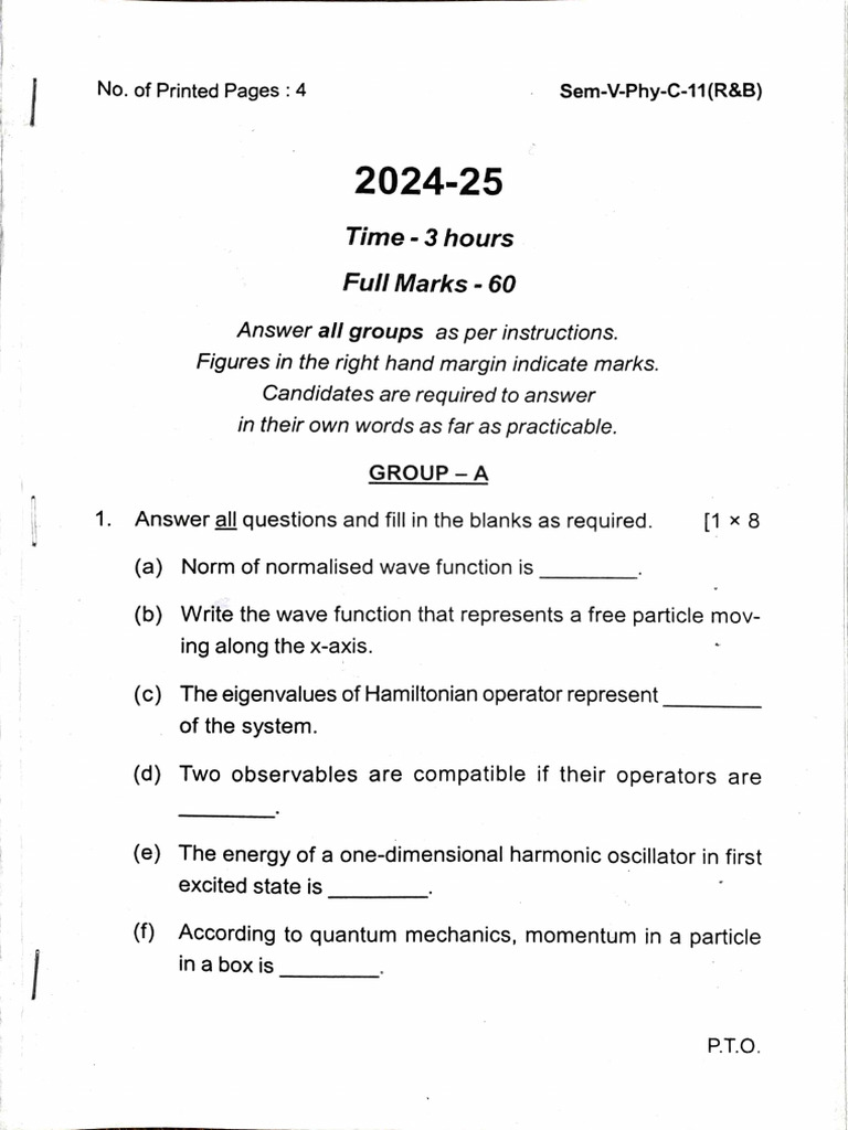 5th Sem 2024-25 | PDF