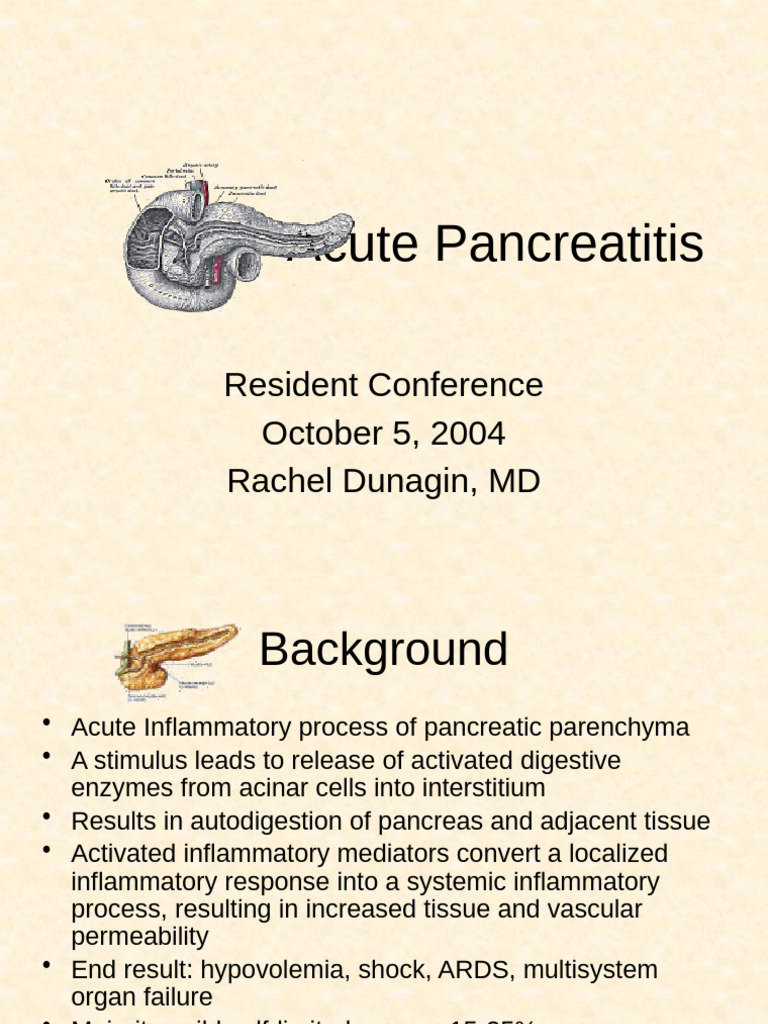 Acute Pancreatitis | PDF | Pancreas | Medical Specialties