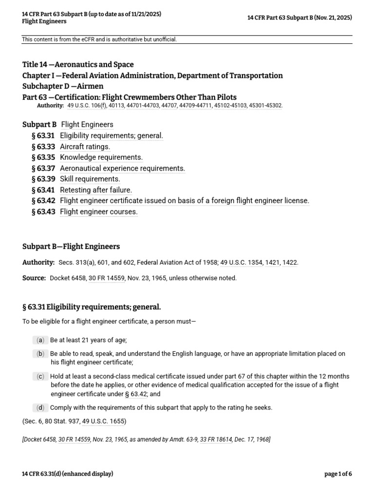 Flight Engineer Certification Guide | PDF | Federal Aviation ...