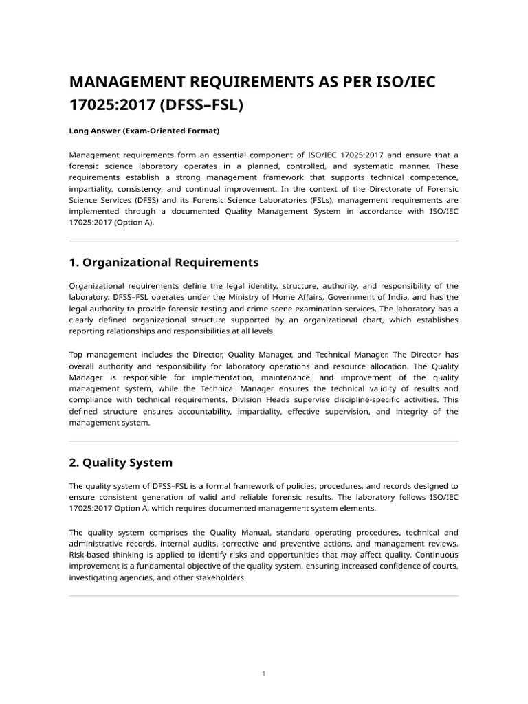 ISO/IEC 17025:2017 Management Guide | PDF | Audit | Quality Management ...