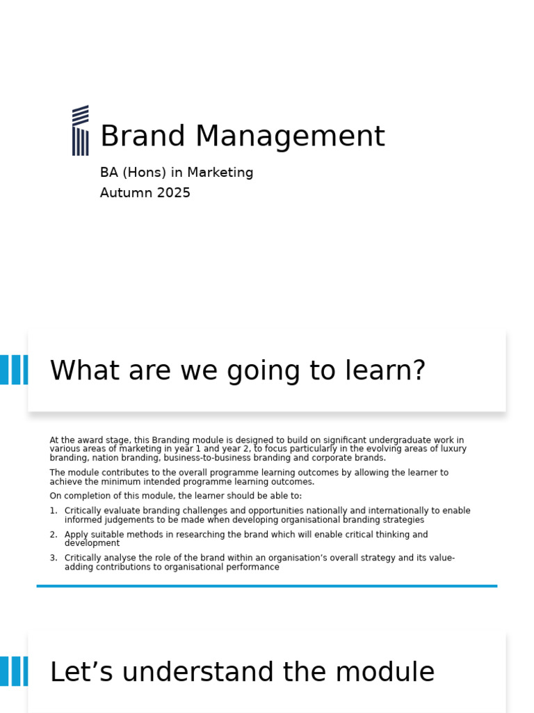 Brand Management Module Overview | PDF | Brand | Marketing