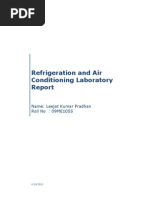 Refrigeration Lab Report