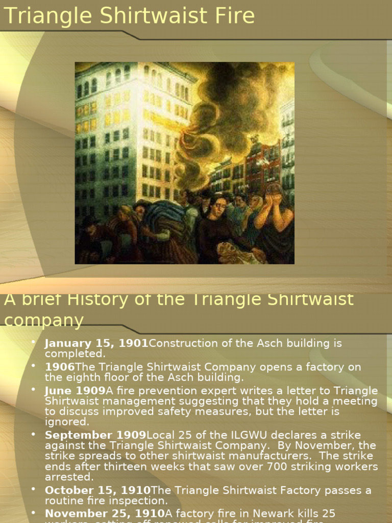 Triangle Shirtwaist Fire (1) | PDF | Man Made Disasters