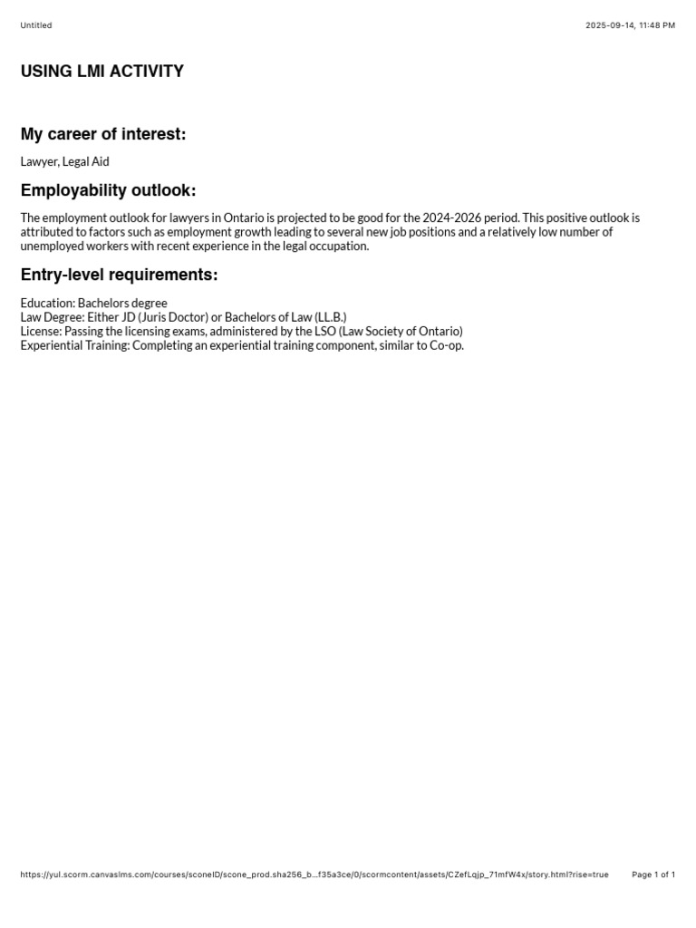 Using LMI Activity | PDF