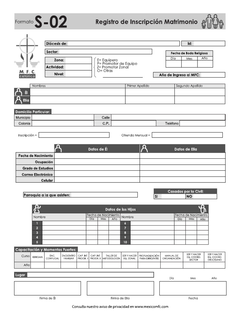 Formato s02 MFC | PDF