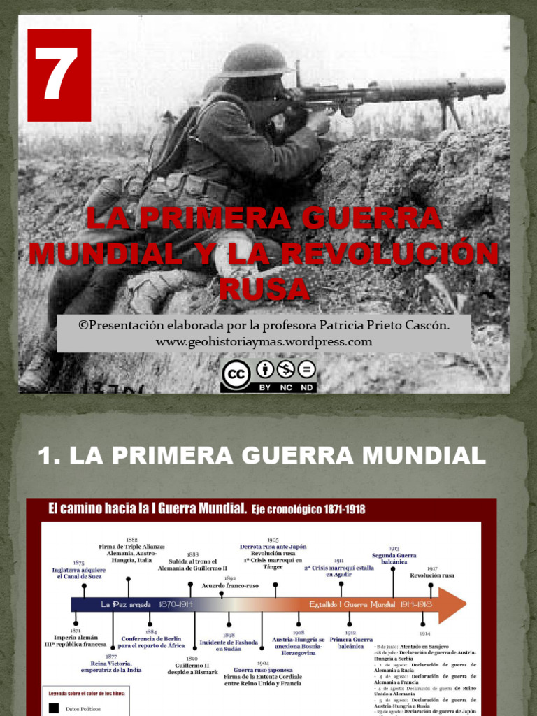 Primera Guerra Mundial y Revolución Rusa | PDF | Vladimir Lenin ...