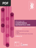 Clavijero PAES Competencia Lectora 2026 | PDF