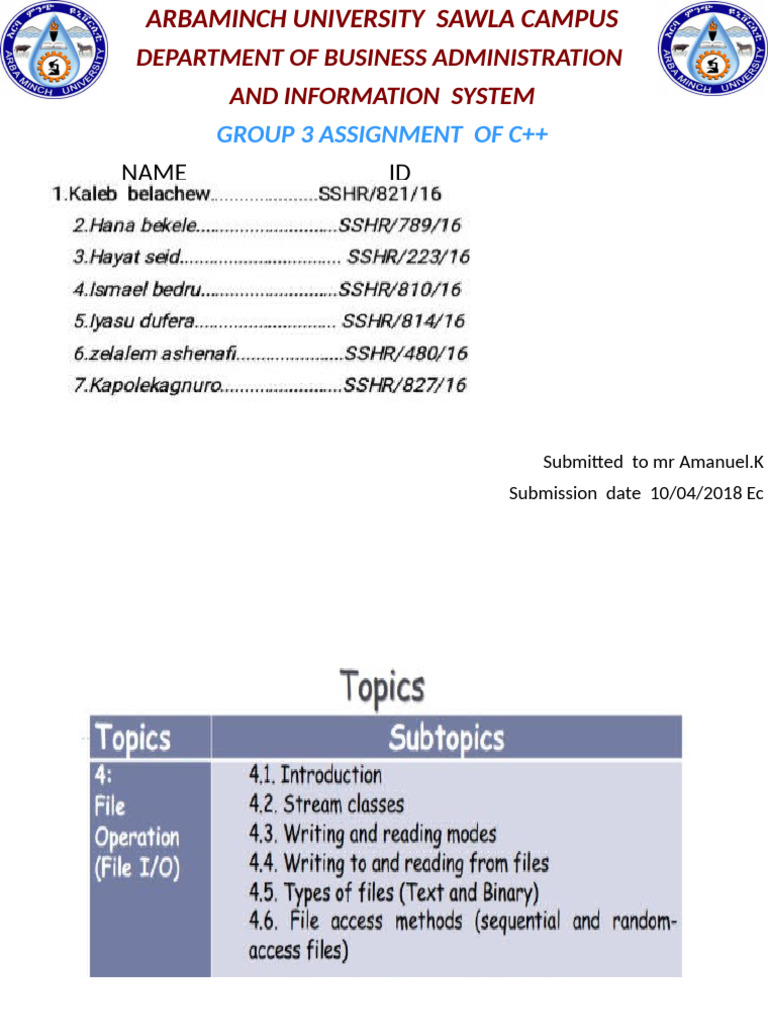 C++ File I/O Operations Explained | PDF | Filename | Parameter ...
