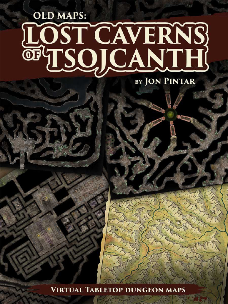 Old Maps - Lost Caverns of Tsojcanth | PDF