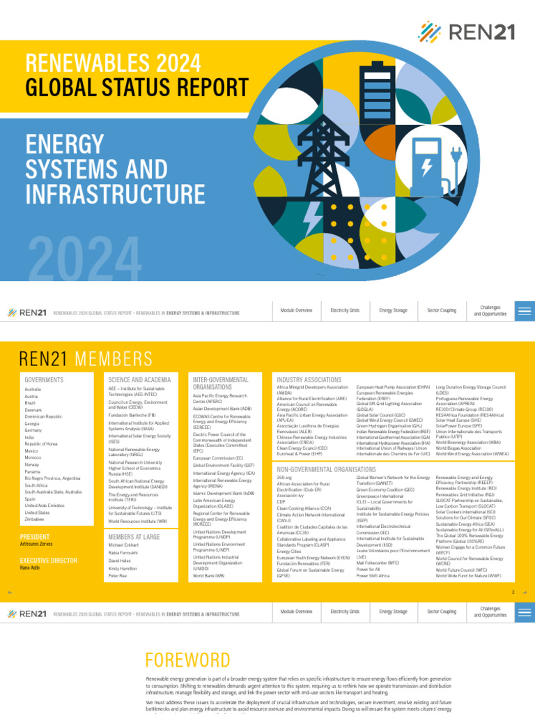 Renewables 2024: Energy Systems Report | PDF | Renewable Energy ...