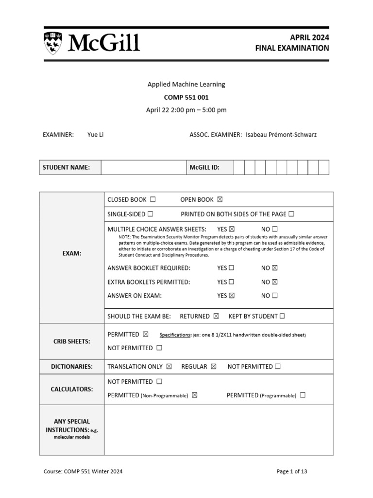 COMP_551_Applied_Machine_Learning_Final_Exam_Winter_2024_solution — free download