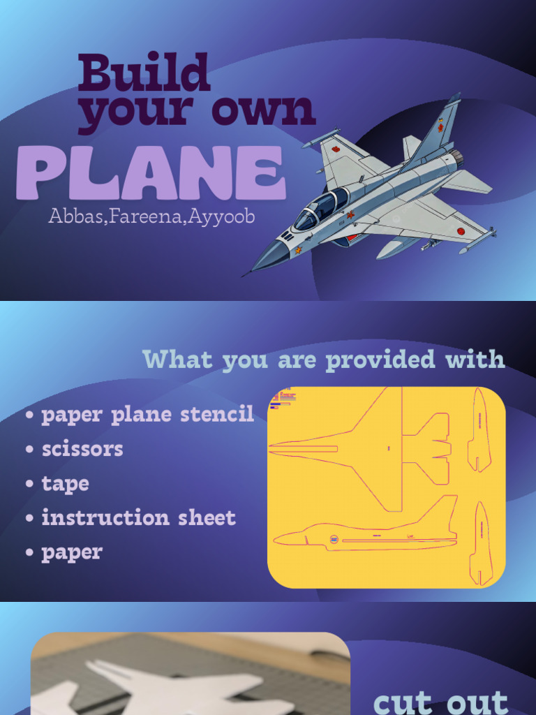 DIY Paper Plane Instructions | PDF