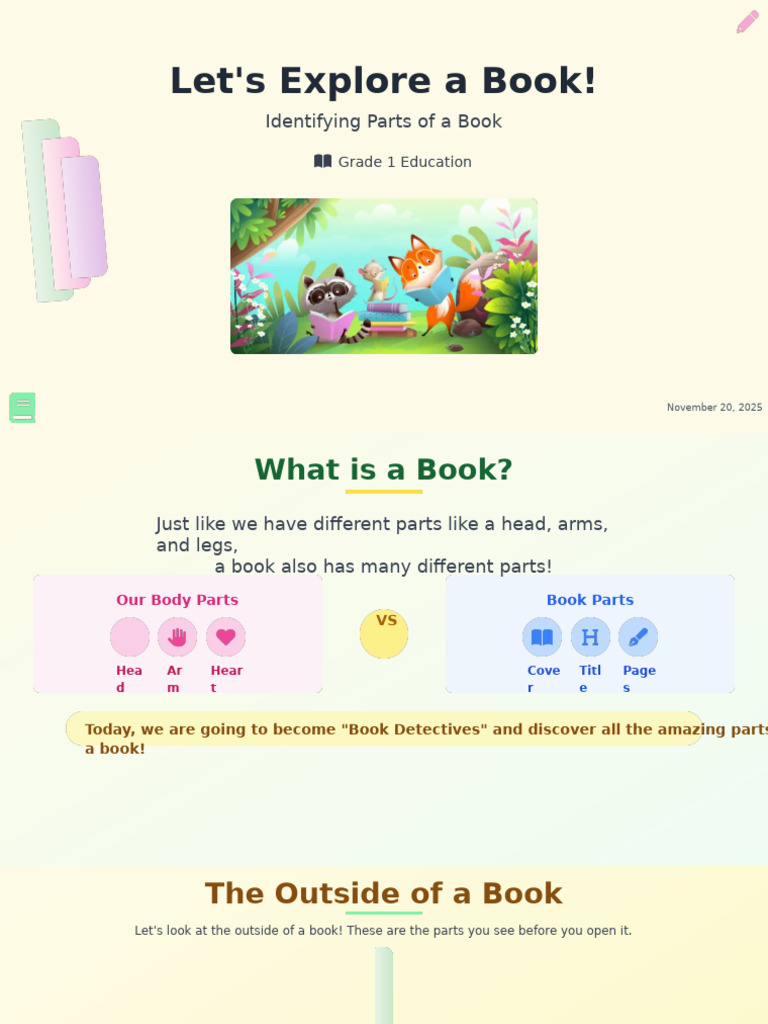 Let's Explore A Book! | PDF