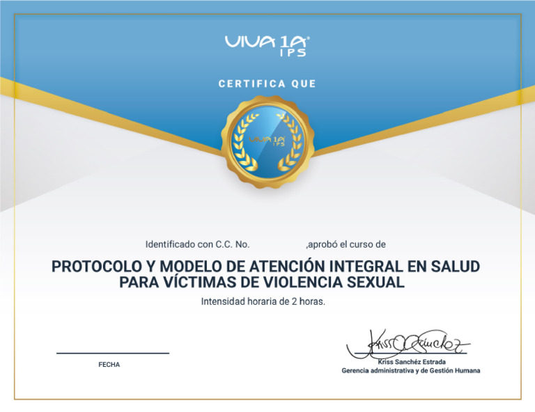 Protocolo y Modelo de Atencin Integral en Salud para Vctimas de ...