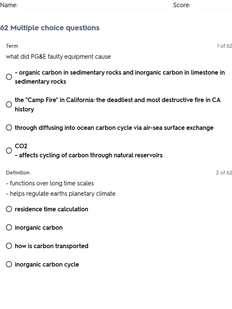 Understanding the Carbon Cycle Dynamics | PDF | Carbon Cycle | Carbon ...