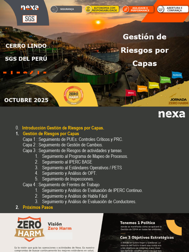 Gestión de Riesgos por Capas en SGS Perú | PDF | Higiene Ocupacional ...