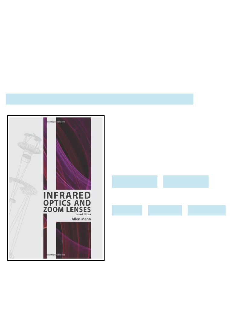 Infrared Optics and Zoom Lenses Second Edition SPIE Tutorial Text Vol ...