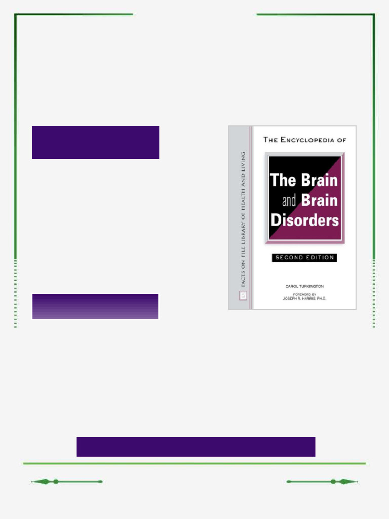 The Encyclopedia of the Brain and Brain Disorders 2nd ed Edition Carol ...
