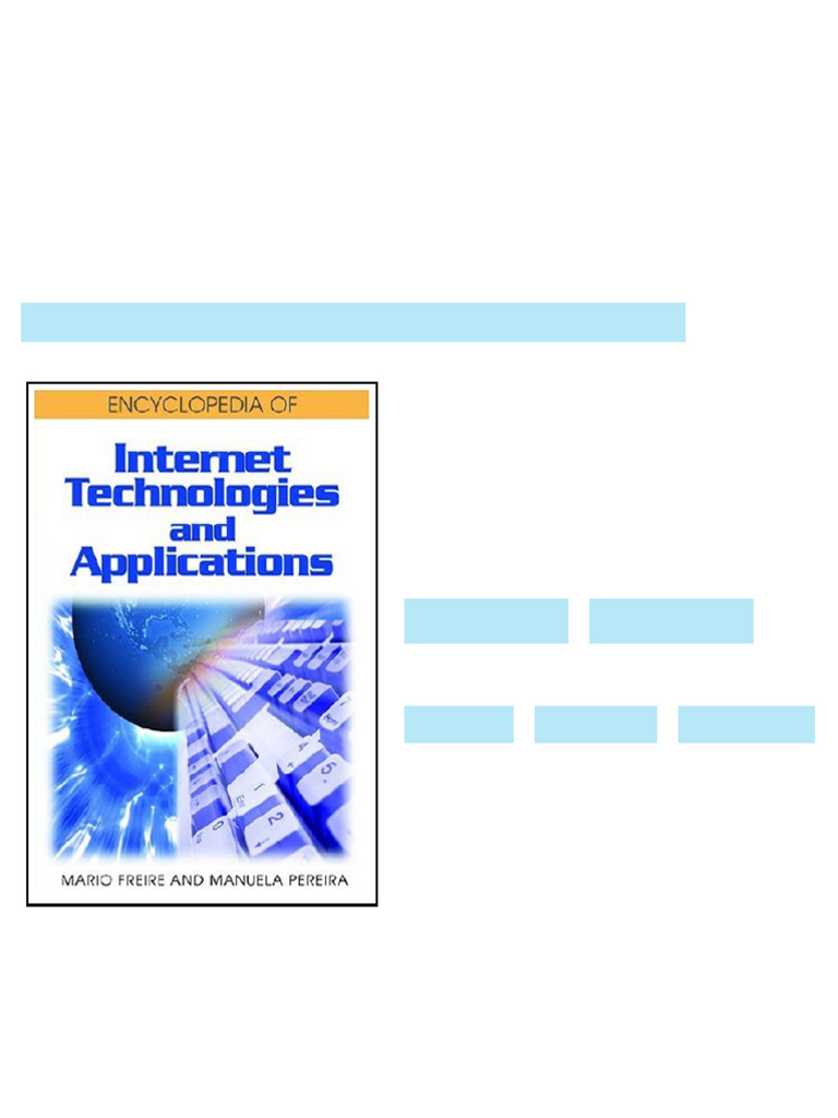 Encyclopedia of Internet Technologies and Applications 1st Edition ...