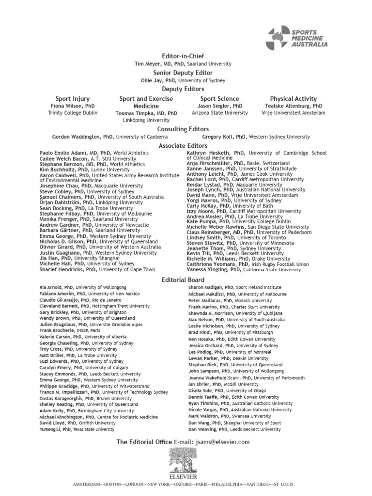 Editorial Board Jsams | PDF | Universities And Colleges | Higher Education