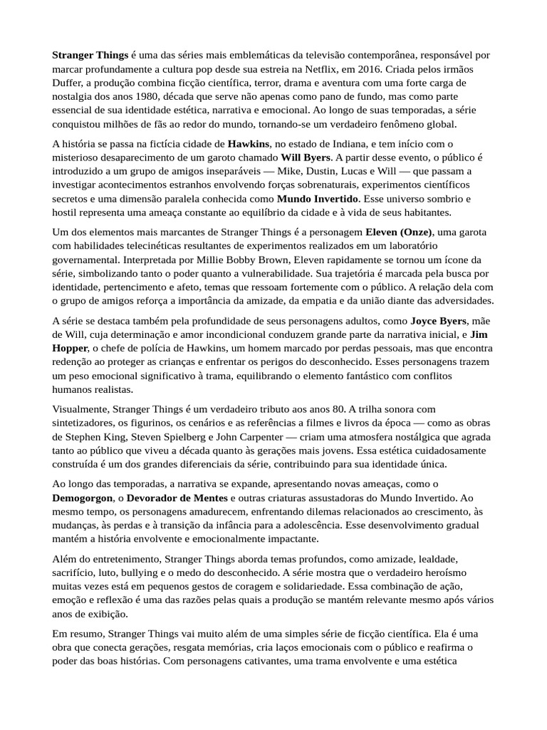 Stranger Things | PDF