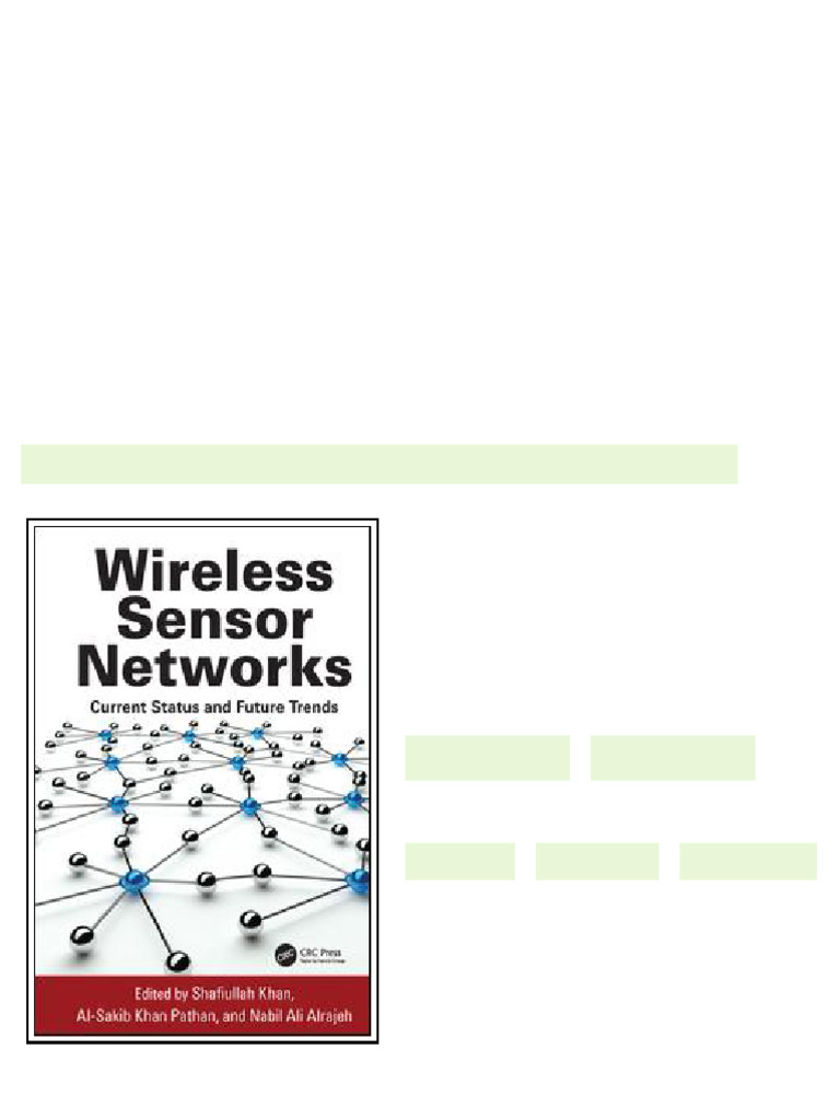 (Ebook) Wireless Sensor Networks: Current Status and Future Trends by ...