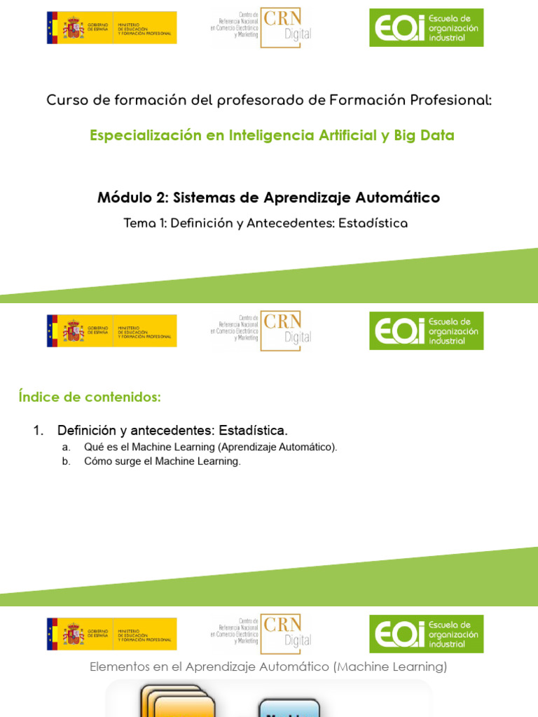 Modulo 2 - Sesión 1 - Definición y Antecedentes - Estadística | PDF ...