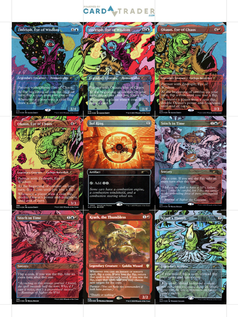 Deck Commander, Flip A Coin With Okaun and Z | PDF
