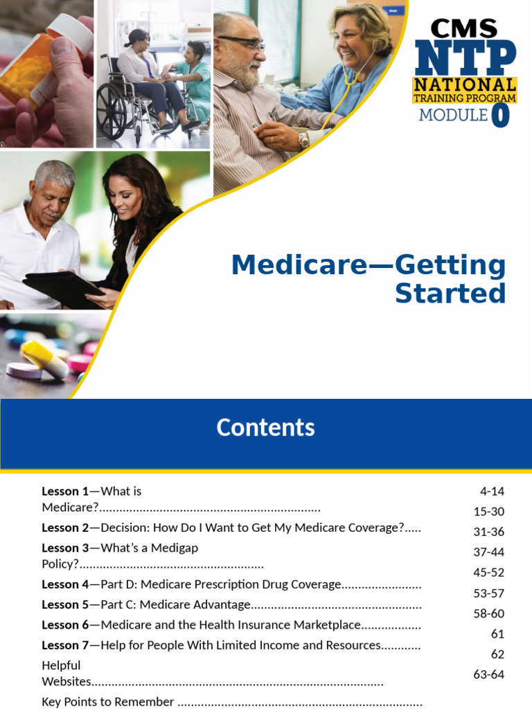 Medicare Coverage Guide: Key Lessons | PDF | Medicare (United States ...
