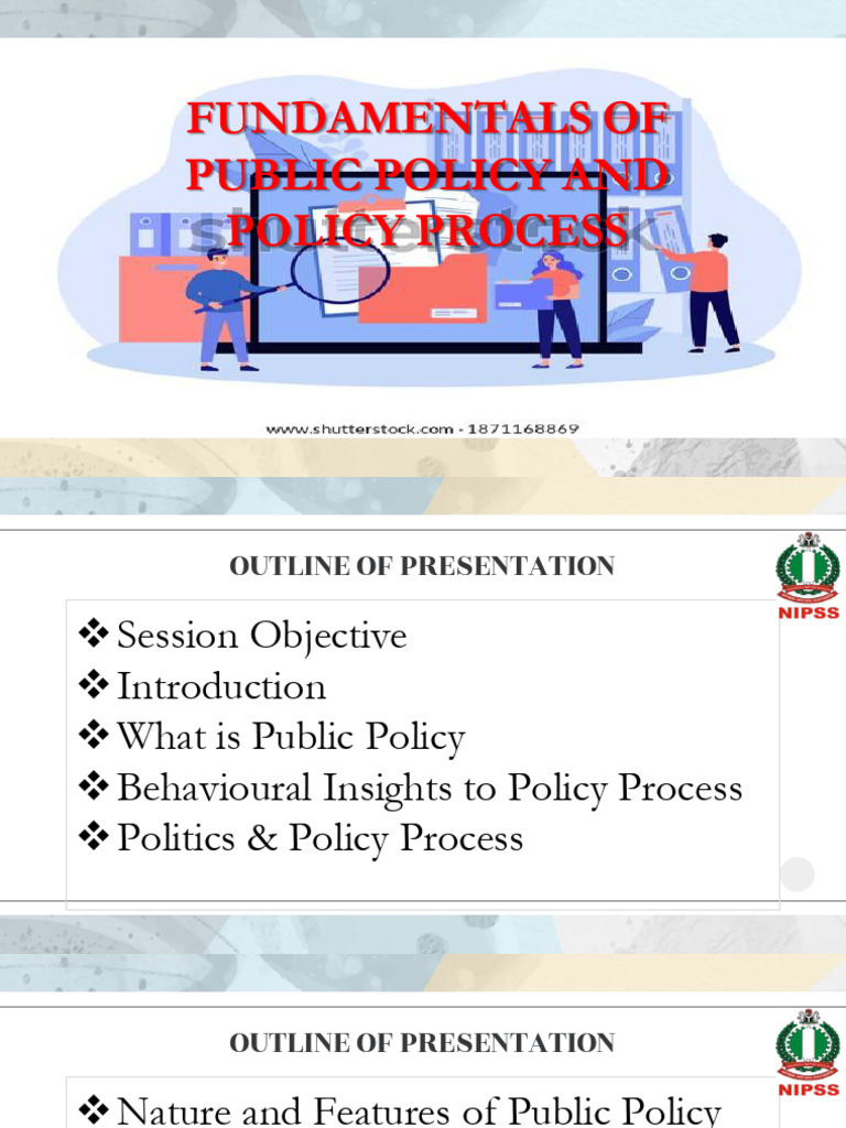 Understanding Public Policy Fundamentals | PDF | Policy | Behavior