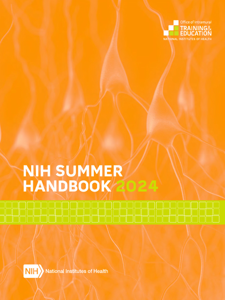 NIH Summer Internship Handbook 2024 | PDF | National Institutes Of ...