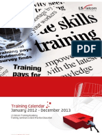 LS Brochure Training Calendar 2012-13