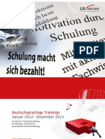 LS Brochure Training Calendar GermanEdition