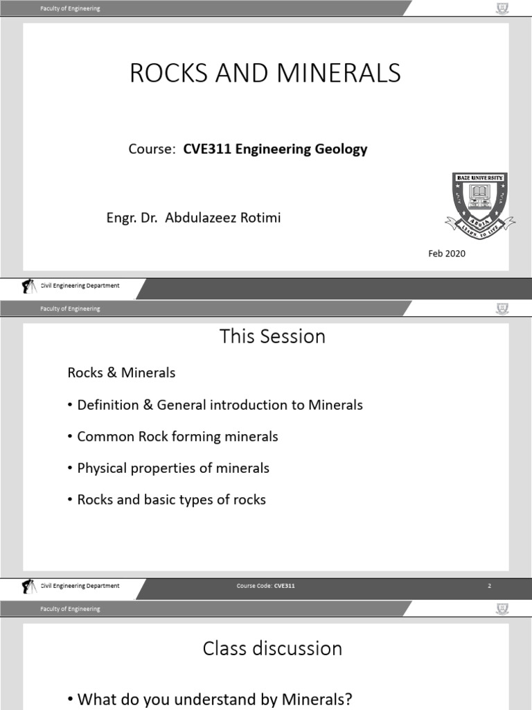 Rocks and Minerals | PDF | Igneous Rock | Rock (Geology)