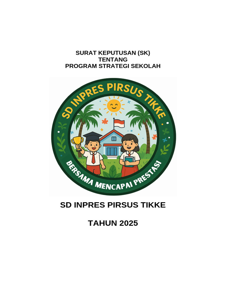 SK Program Strategis SDI Pirsus Tikke 2025 | PDF