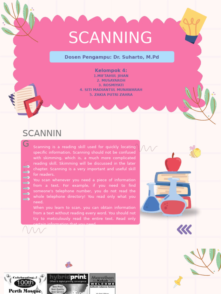 Mastering Scanning Techniques for Reading | PDF