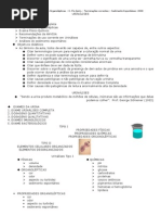 RESUMO 02 - Exames da Urina - EUC - PpO. - E. Fís.Quím. - Terminações correntes - S.Espontâneo