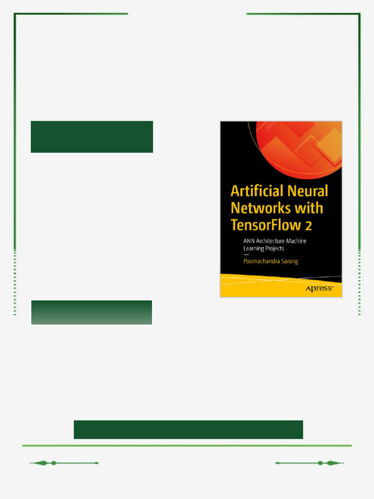Artificial Neural Networks with TensorFlow 2 ANN Architecture Machine ...