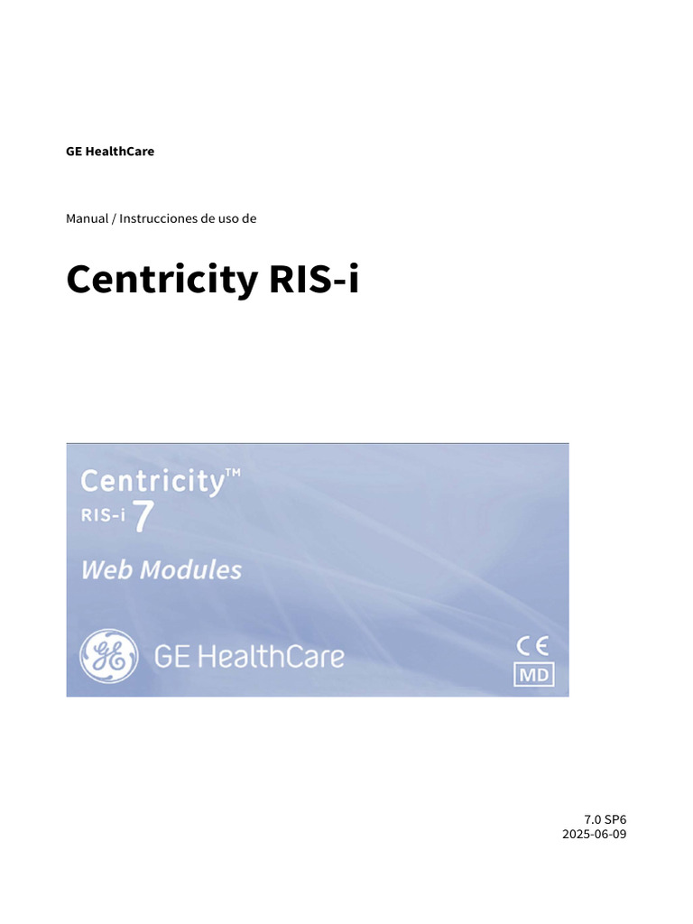 Web Modules User Manual for Centricity RIS-i 7.0 SP6_UM_5986190-8ES_1 ...